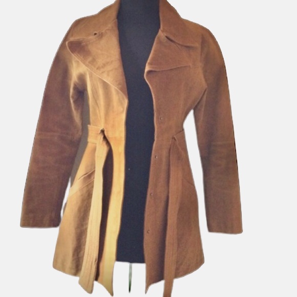 Jackets & Blazers - Leather Suede Jacket